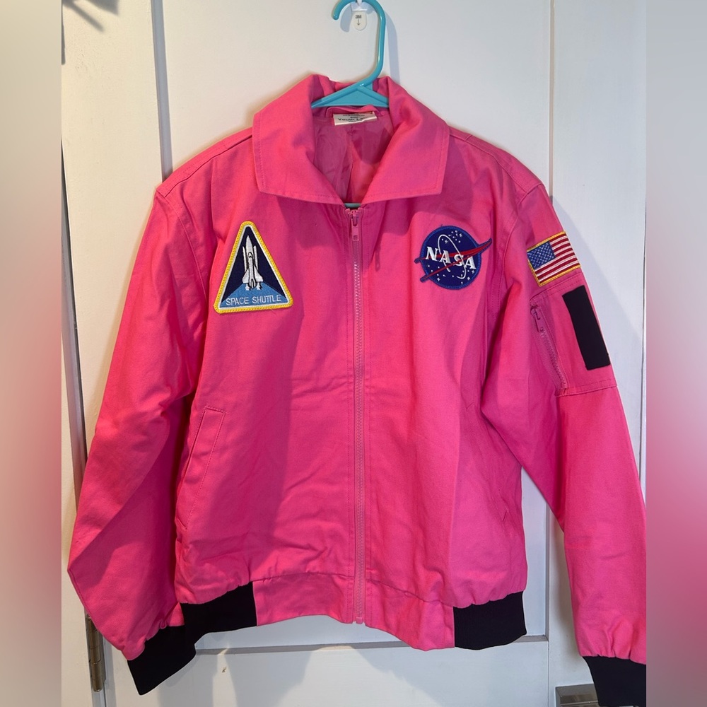 Pink NASA Bomber Jacket